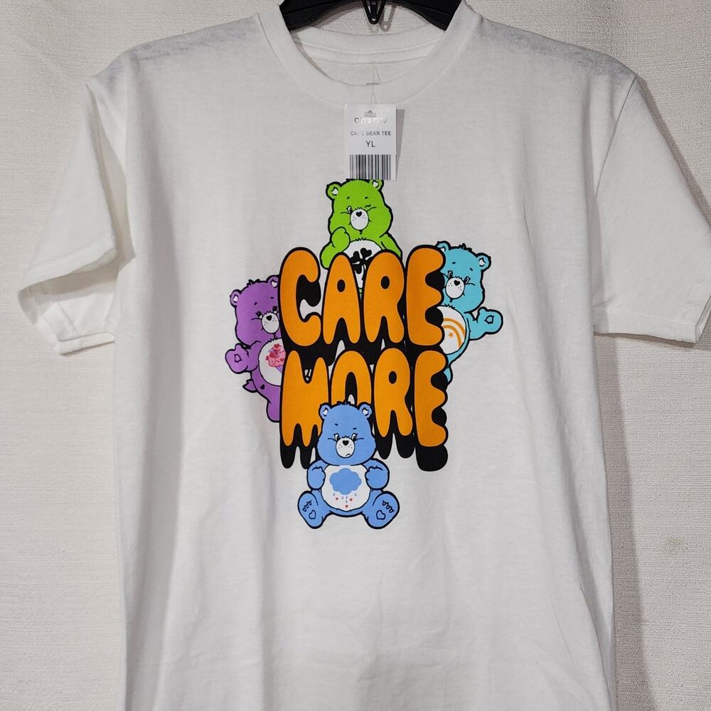 Care bears kids Large white shirt
